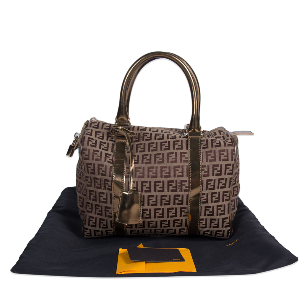 fendi zucca spalmati tote