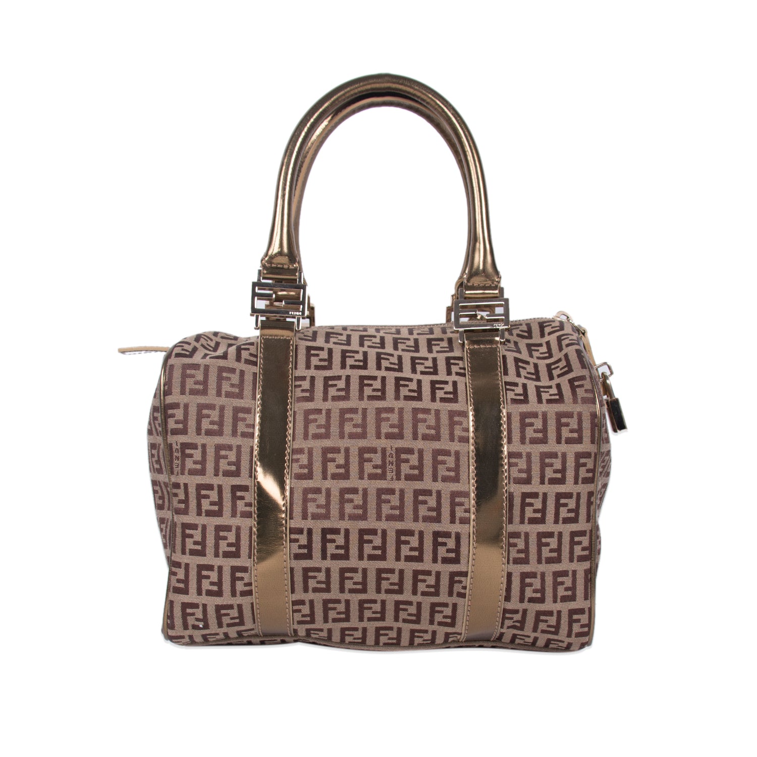 Shop authentic Fendi Zucca Spalmati Boston Bag at revogue for just USD ...