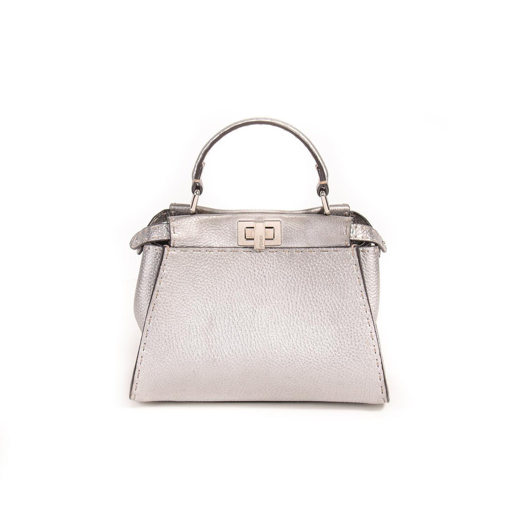 Shop authentic Fendi Peekaboo Selleria Mini Bag at revogue for just USD ...