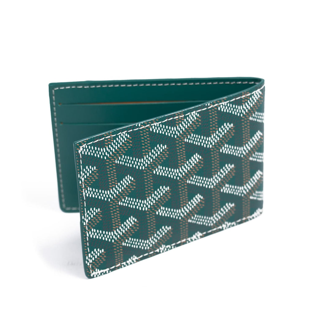 goyard green wallet