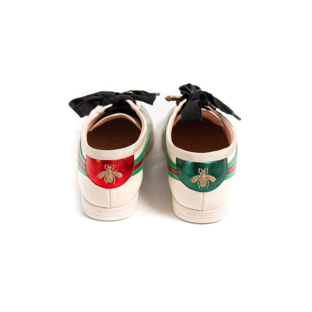 Shop authentic Gucci Falacer Web Sneakers at revogue for just USD 