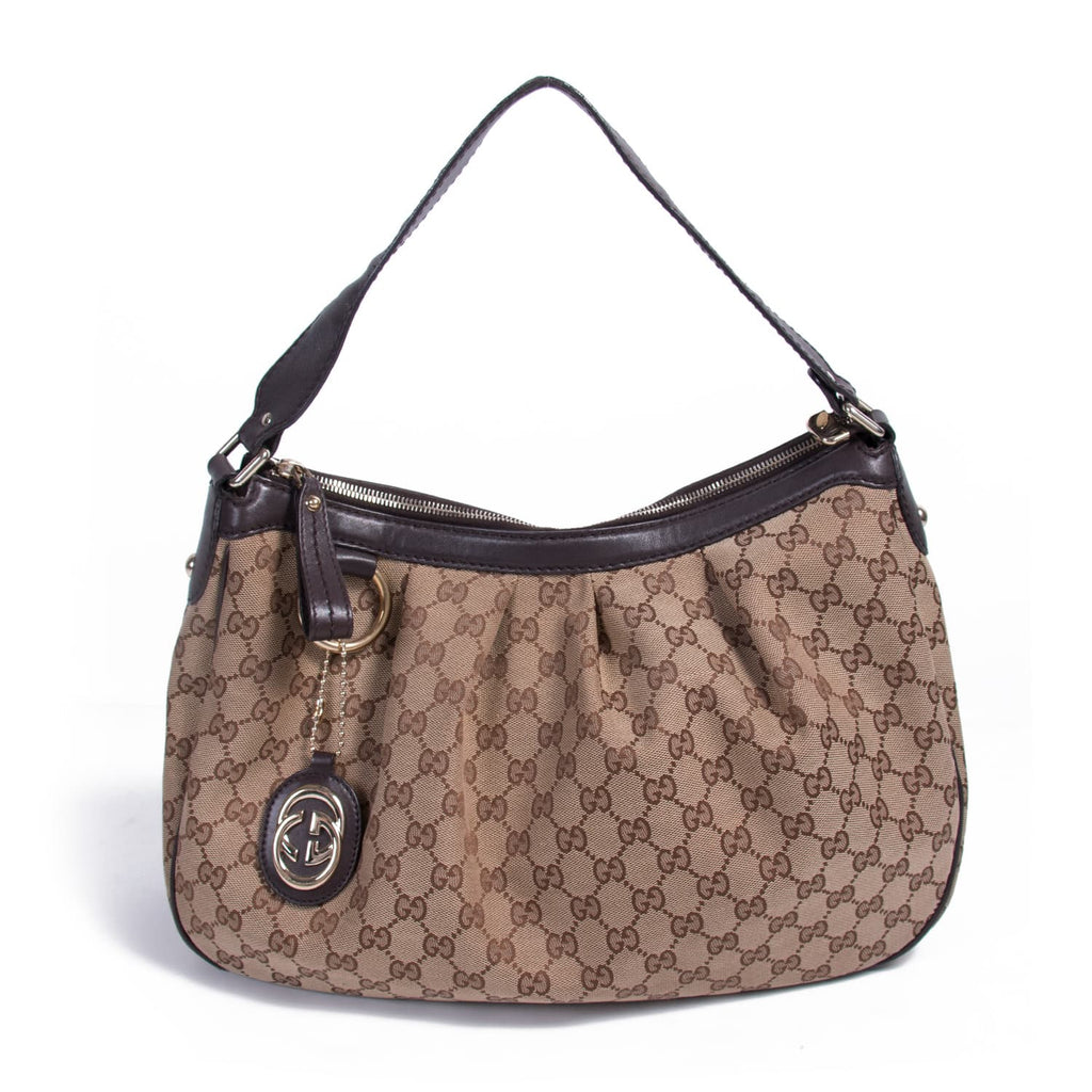 Shop authentic Gucci GG Sukey Hobo at revogue for just USD 350.00