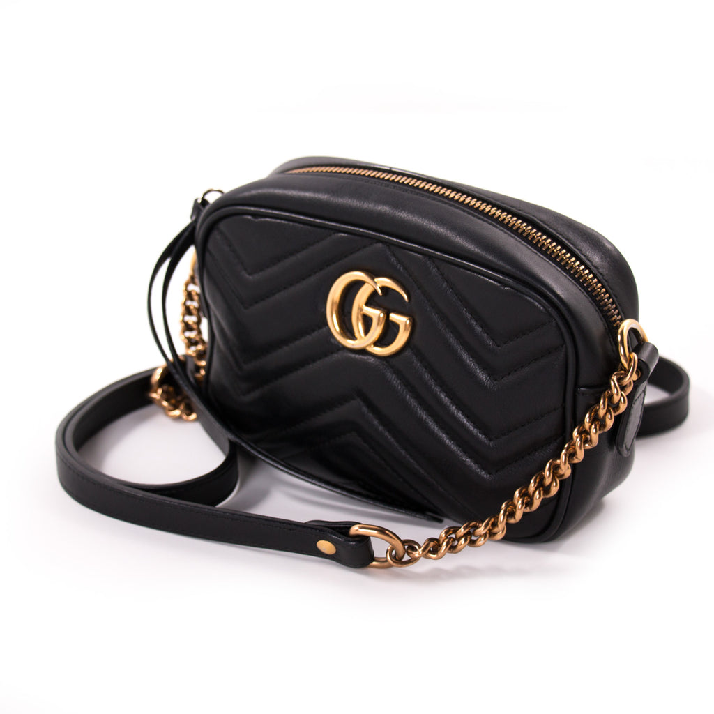 Shop authentic Gucci Marmont Matelassé Mini Bag at REVOGUE for just USD 870.00