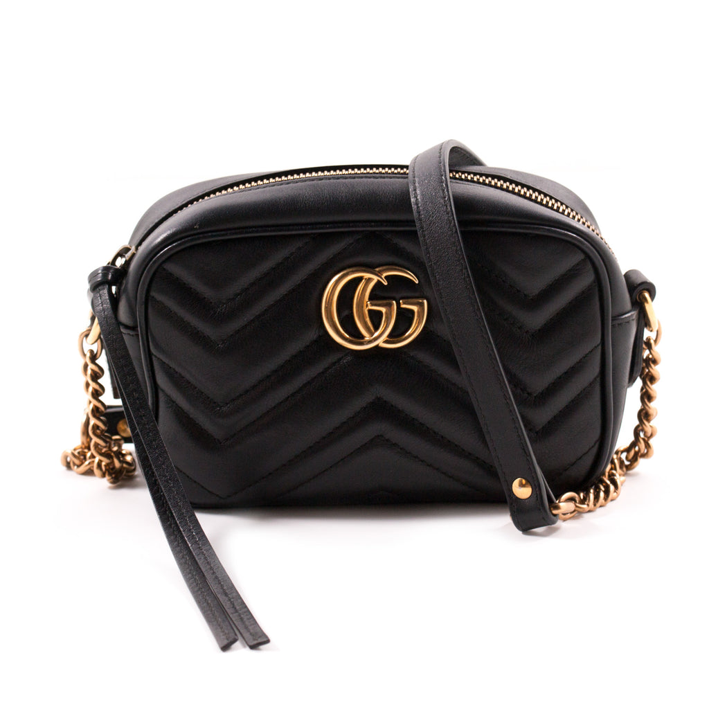 Shop authentic Gucci Marmont Matelassé Mini Bag at REVOGUE for just USD 870.00