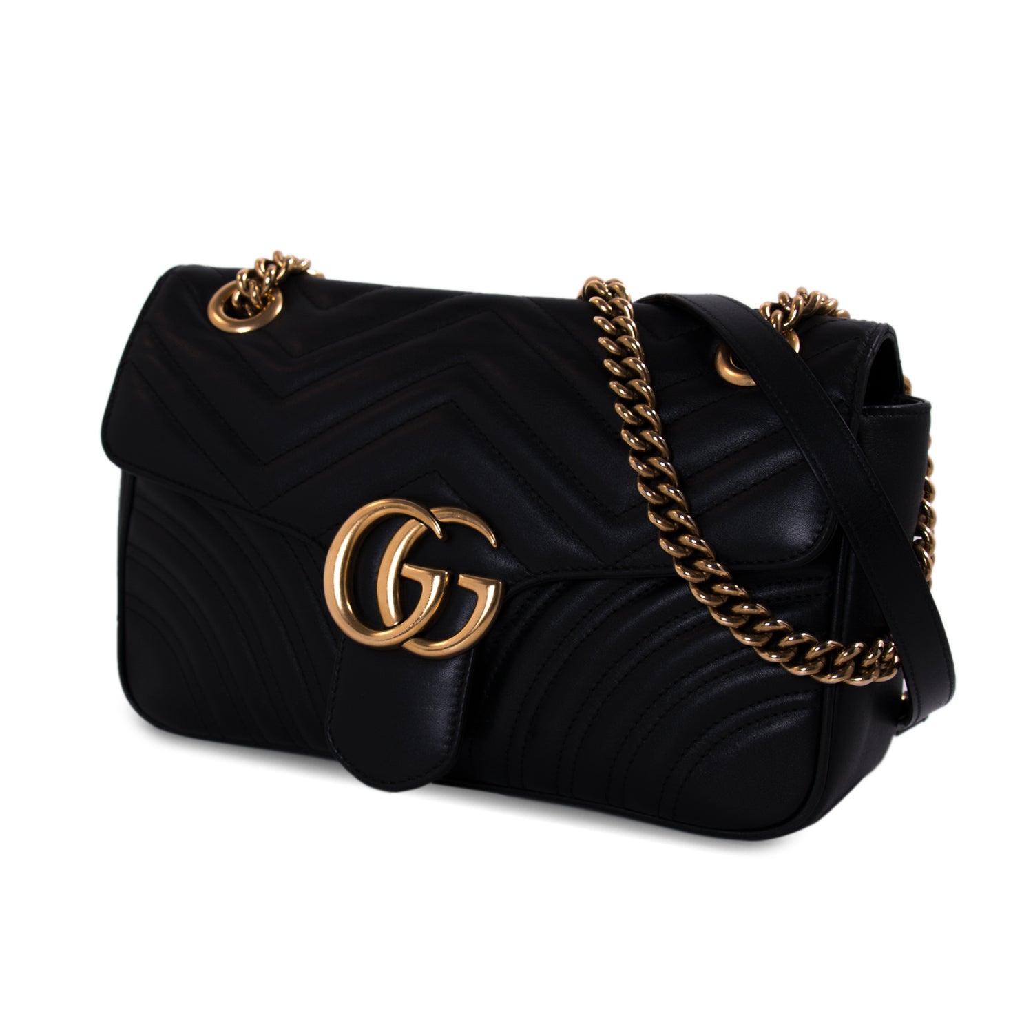 Shop authentic Gucci GG Marmont Small Metalassé Bag at revogue for just ...