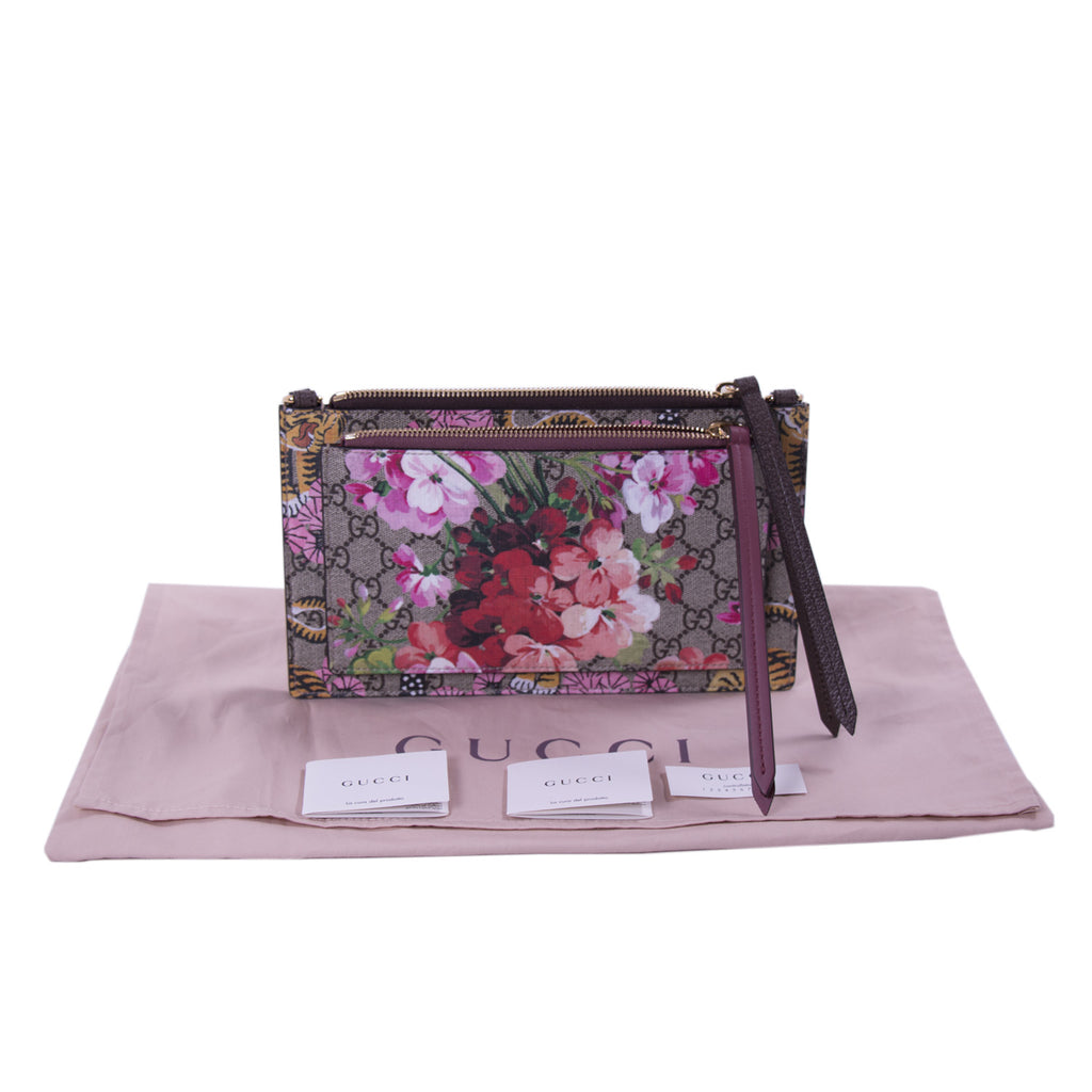 Shop authentic Gucci Bengal Blooms Dual Pouch Crossbody at revogue for just USD 800.00