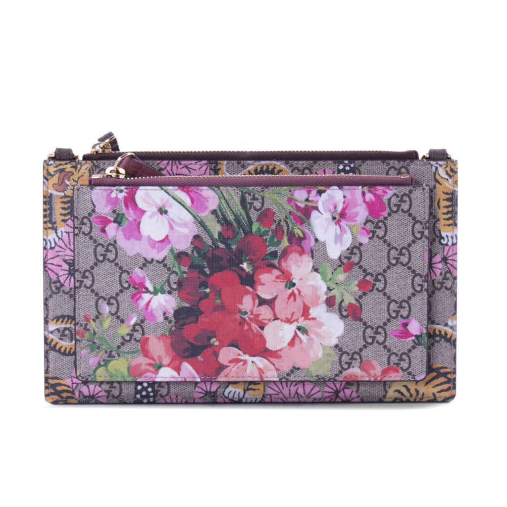 Shop authentic Gucci Bengal Blooms Dual Pouch Crossbody at revogue for ...