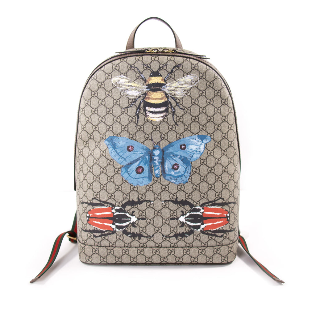 gucci insect backpack