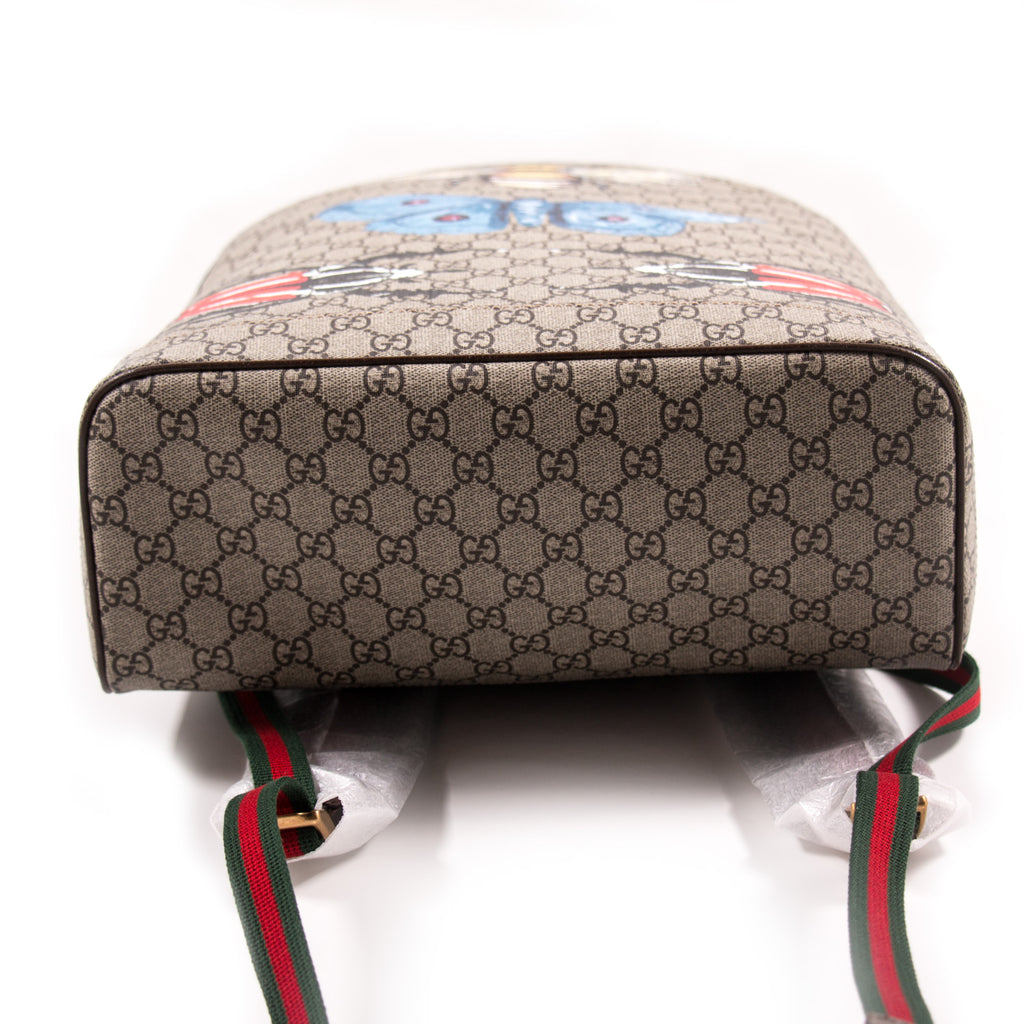 Shop authentic Gucci Supreme GG Insect Backpack at Re-Vogue for just ...