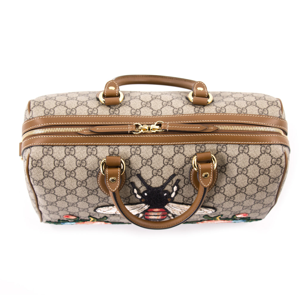 gucci bee boston bag