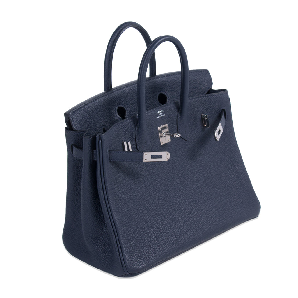 Shop authentic  Herm s  Birkin  25 Navy Togo at revogue for 