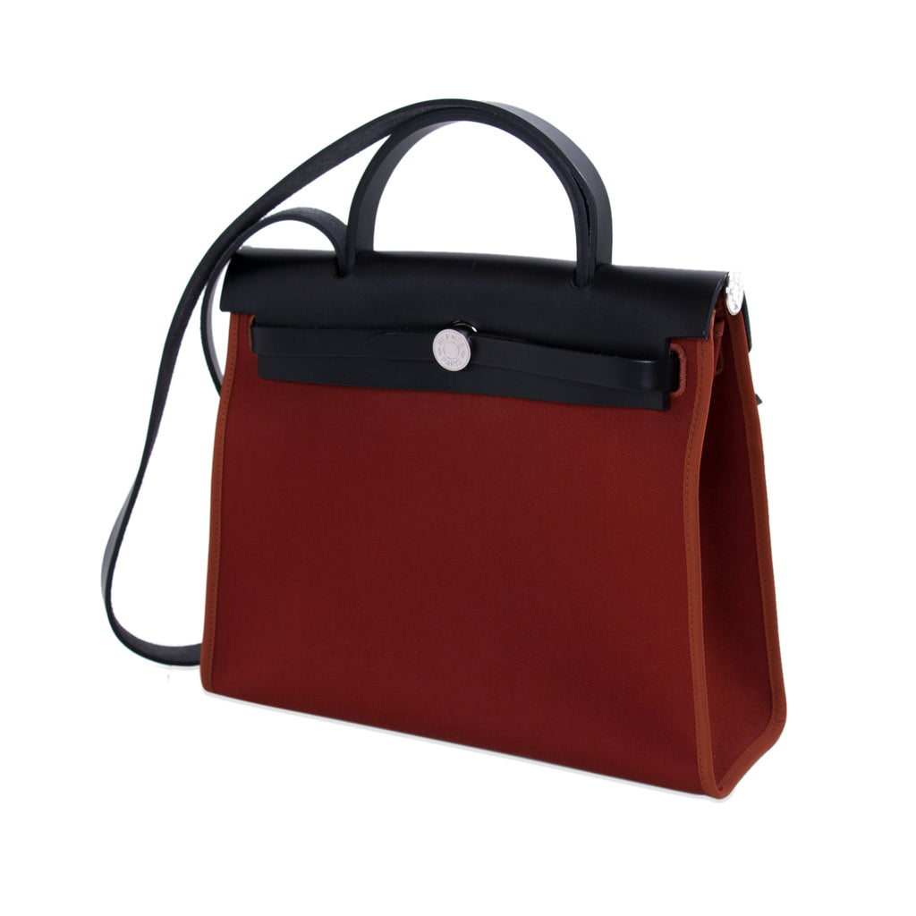 hermes herbag red