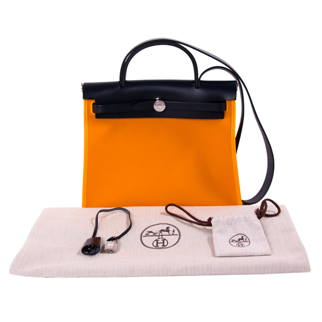 Shop authentic Hermès Herbag Zip 31 Tricolor Model 2016 at revogue for just USD 2,140.00