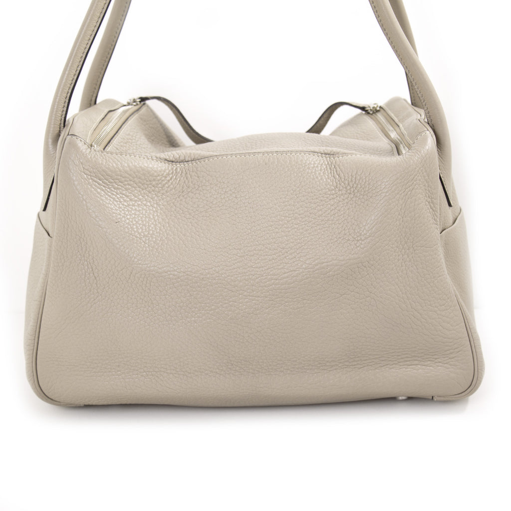 Shop authentic Hermès Lindy 34 Gris Clemence at revogue for just USD ...