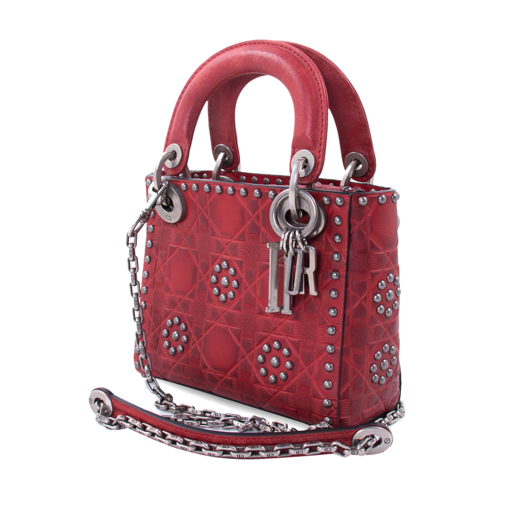 lady dior mini studded