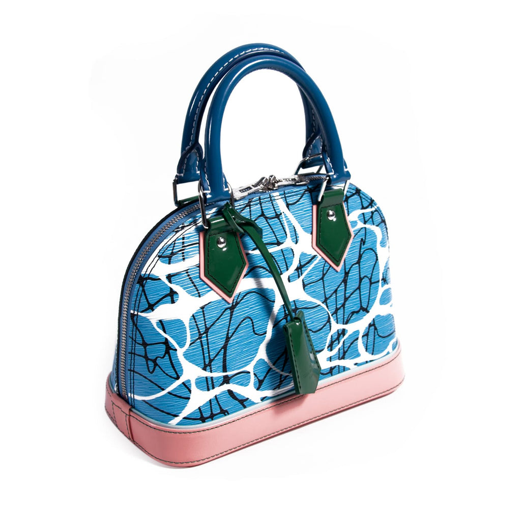 Shop authentic Louis Vuitton Aqua Print Epi Alma BB at revogue for just USD 1,550.00