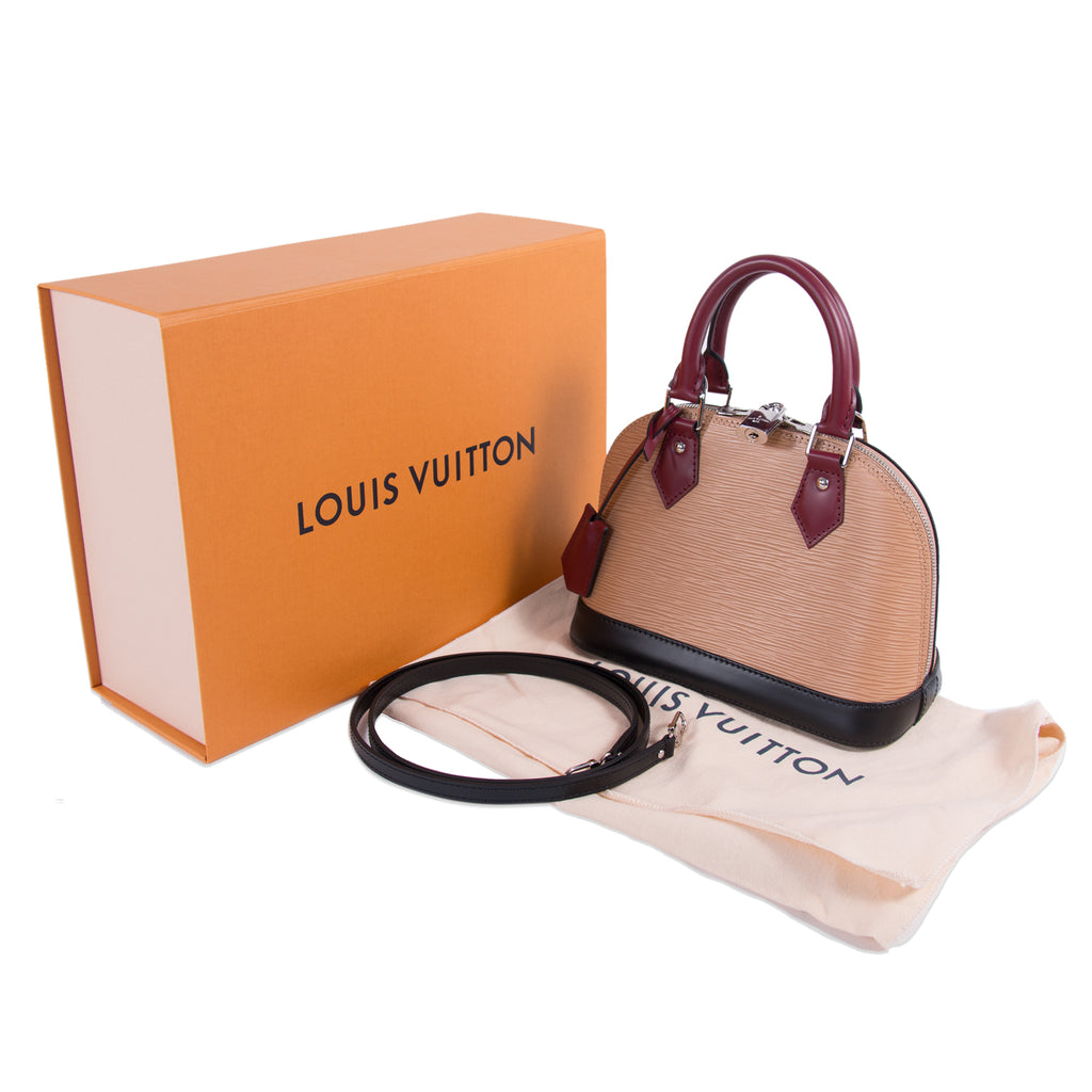 Shop authentic Louis Vuitton Epi Tricolor Alma BB at revogue for just USD 1,525.00