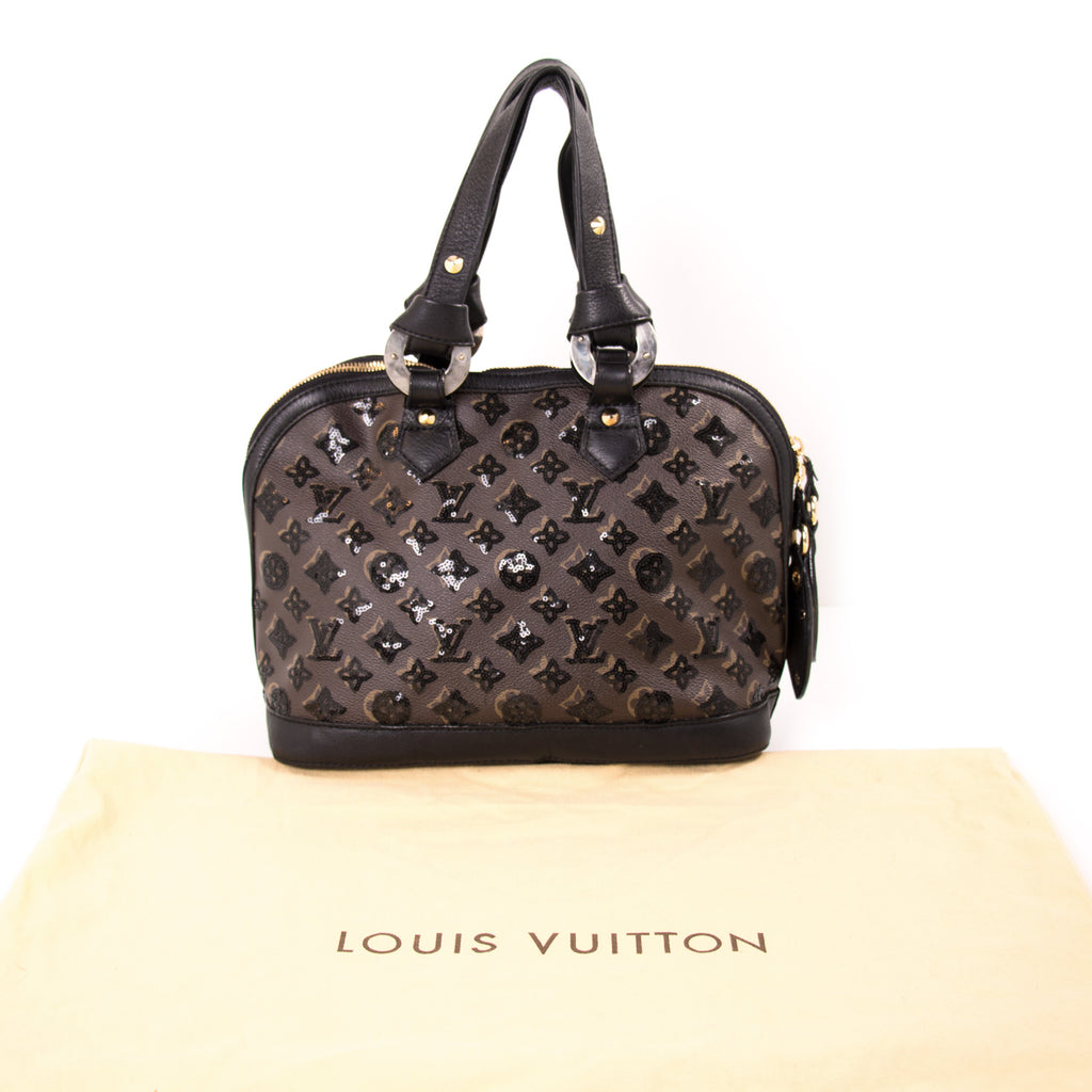 Shop authentic Louis Vuitton Sequin Monogram Eclipse Alma Bag at revogue for just USD 850.00