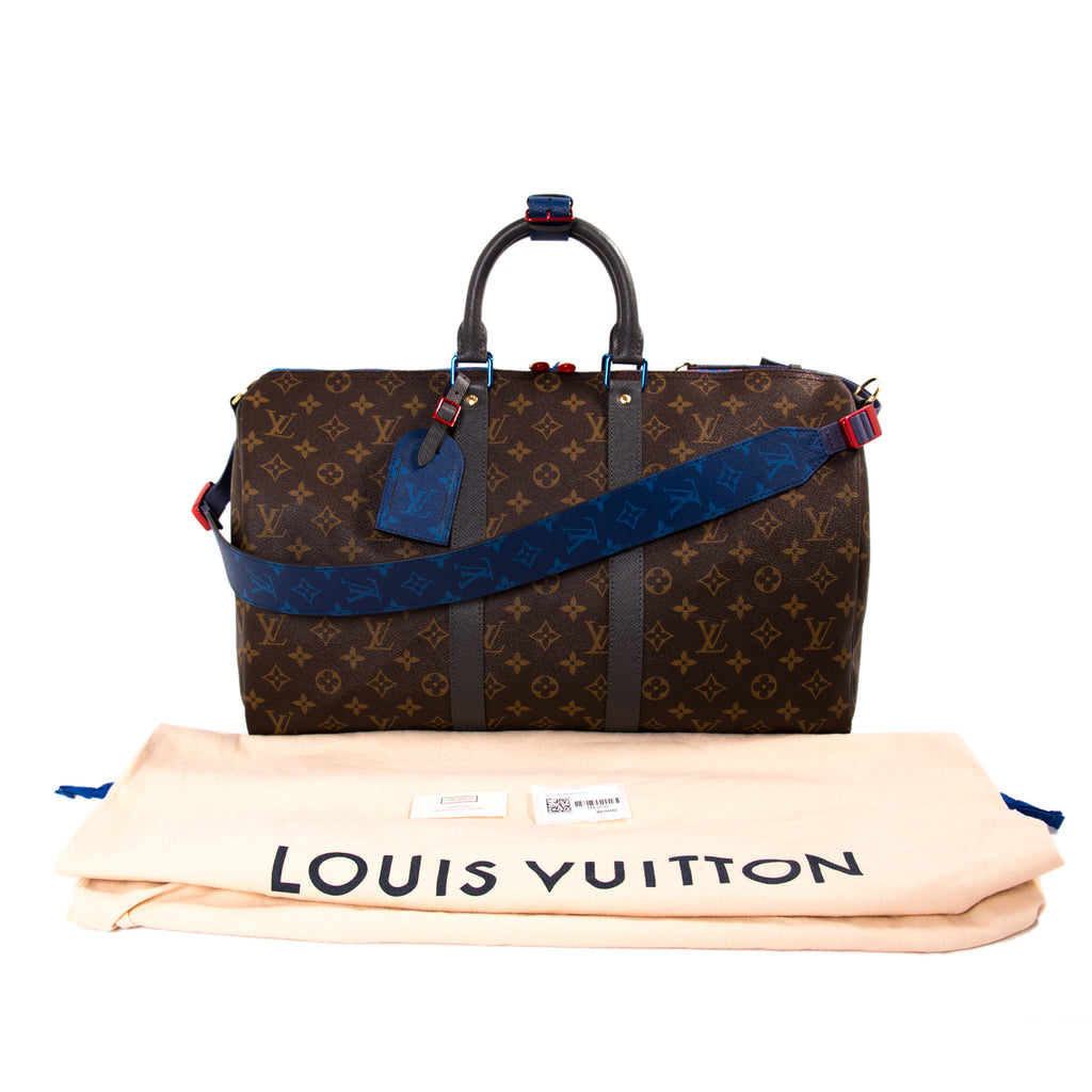Shop authentic Louis Vuitton Keepall 45 Bandoulière Monogram Outdoor at revogue for just USD ...