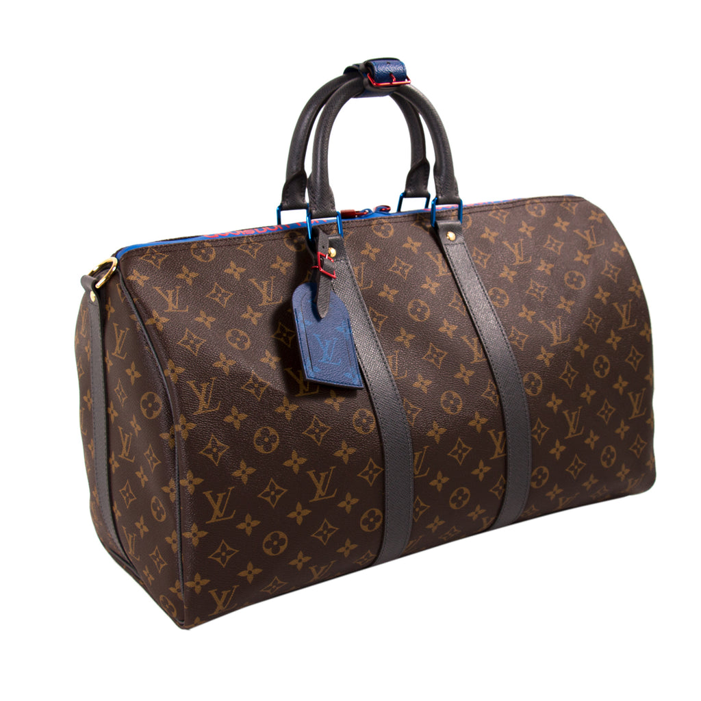 Shop authentic Louis Vuitton Keepall 45 Bandoulière Monogram Outdoor at revogue for just USD ...