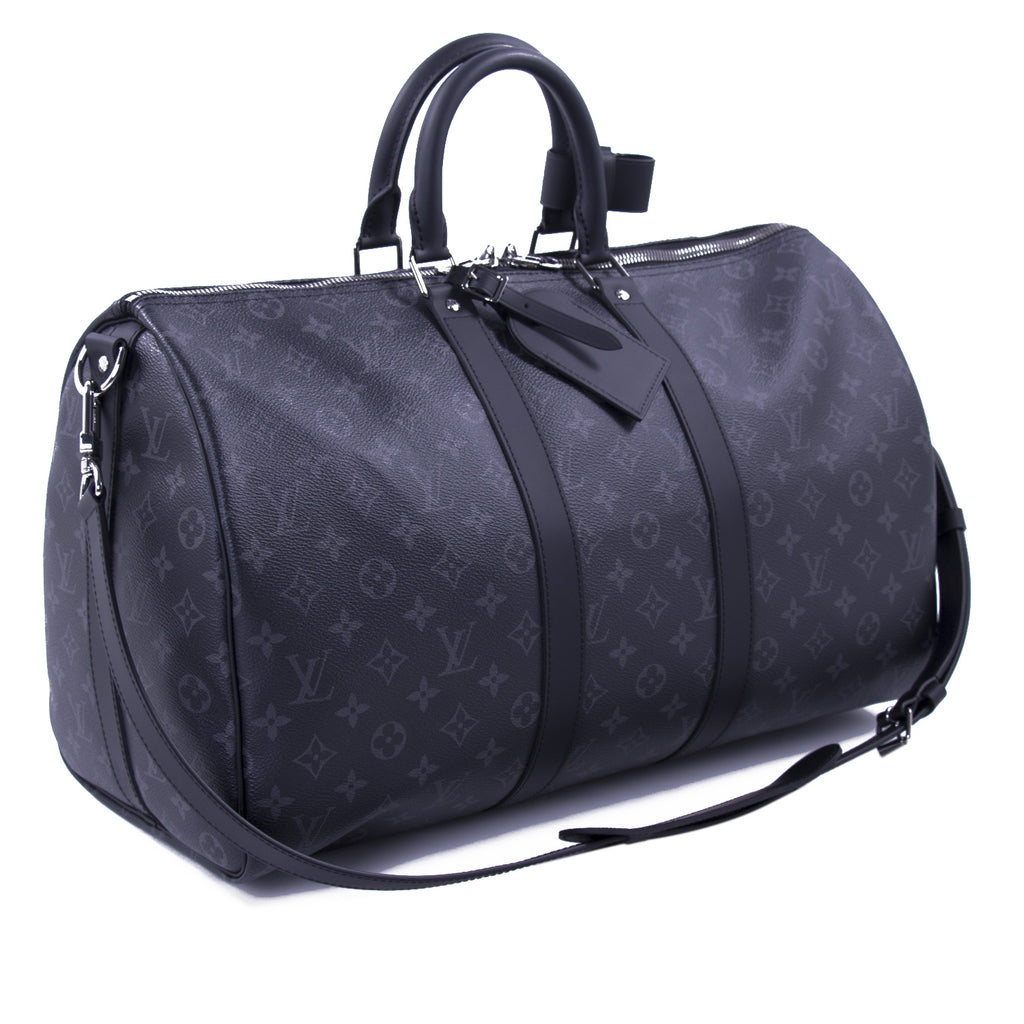 LOUIS VUITTON Monogram Eclipse Keepall Bandouliere 45 199441