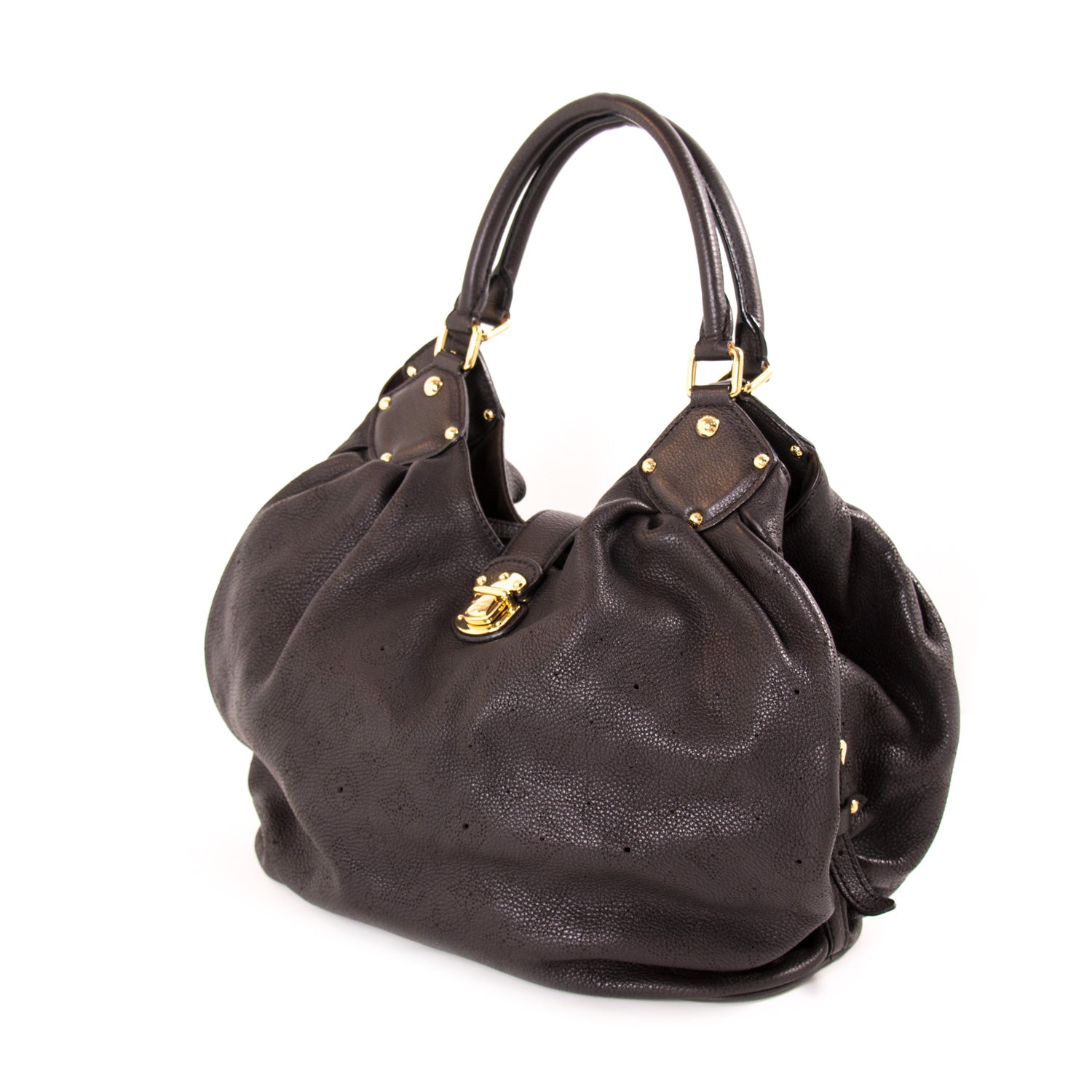 Shop authentic Louis Vuitton Mahina L Hobo Bag at revogue for just USD ...