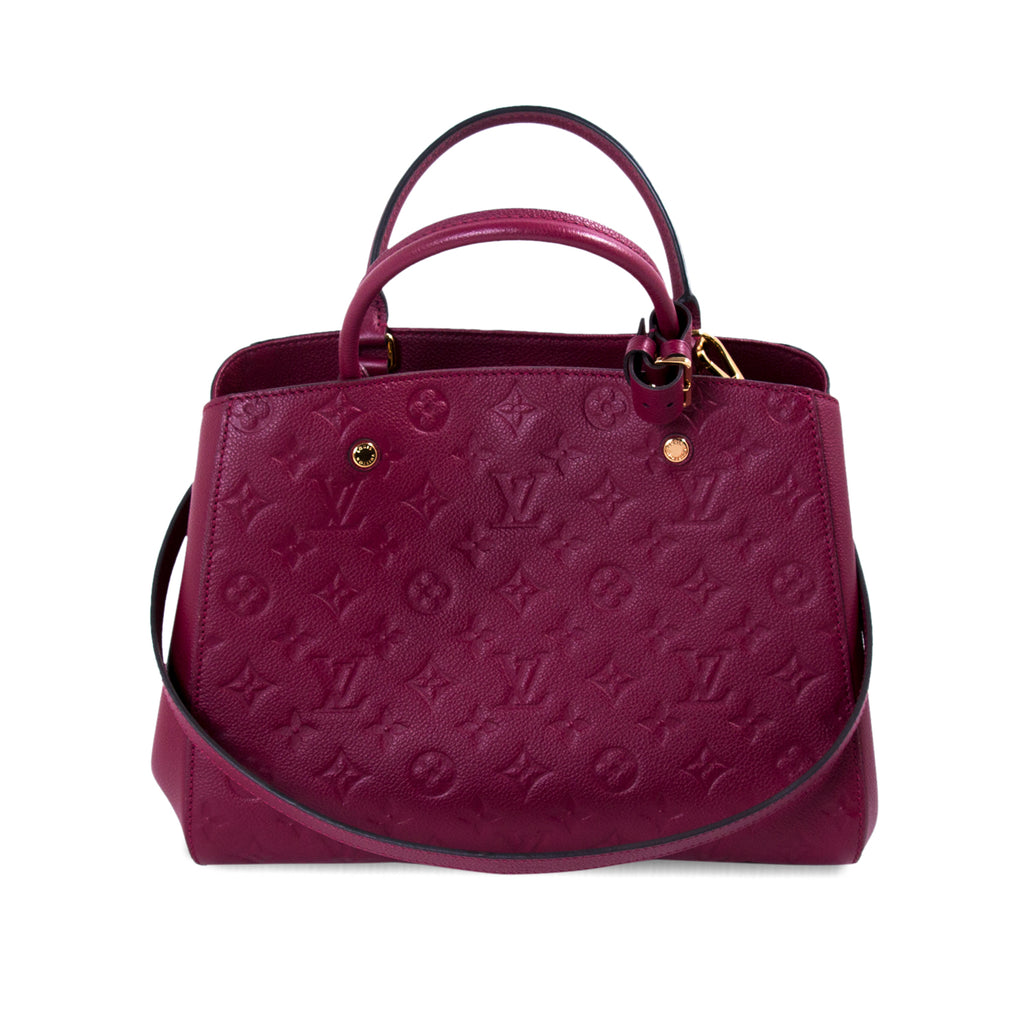 Shop authentic Louis Vuitton Monogram Empreinte Montaigne MM at revogue for just USD 2,400.00