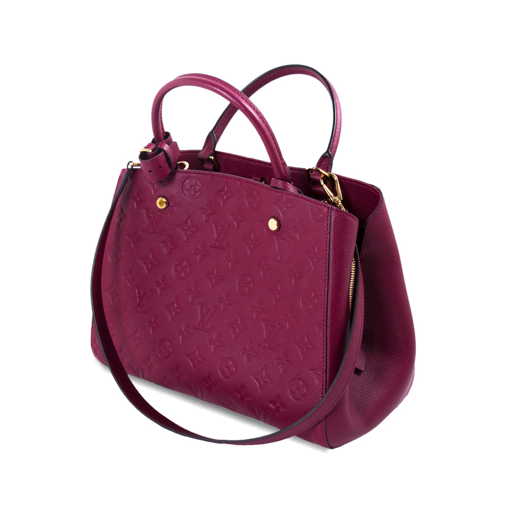 Shop authentic Louis Vuitton Monogram Empreinte Montaigne MM at revogue for just USD 2,400.00