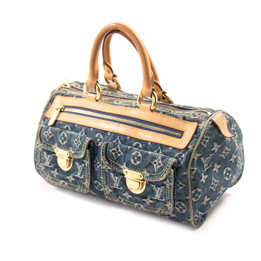 Shop authentic Louis Vuitton Monogram Denim Neo Speedy Bag at revogue for just USD 400.00