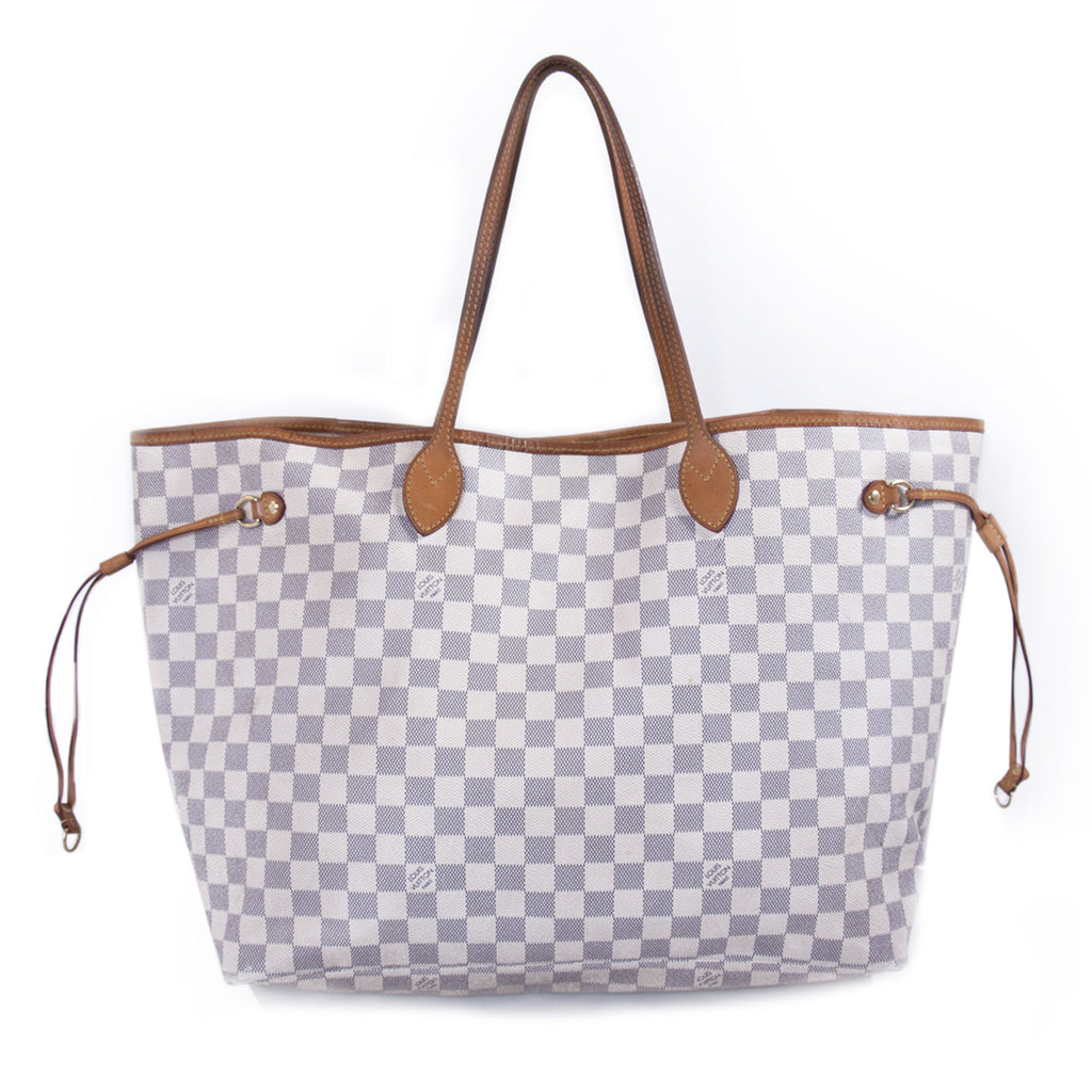 Shop authentic Louis Vuitton Damier Azur Neverfull GM at revogue for just USD 600.00