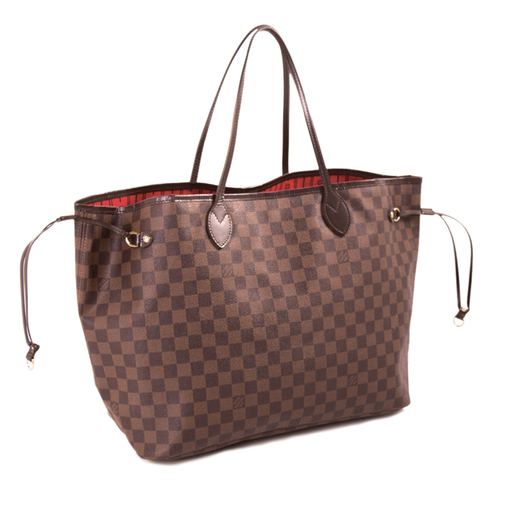 Shop authentic Louis Vuitton Damier Ebene Neverfull GM at revogue for just USD 680.00