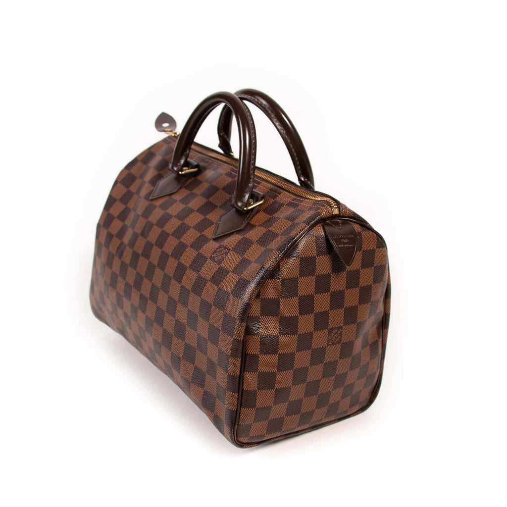 Shop authentic Louis Vuitton Damier Ebene Speedy 30 at revogue for just ...