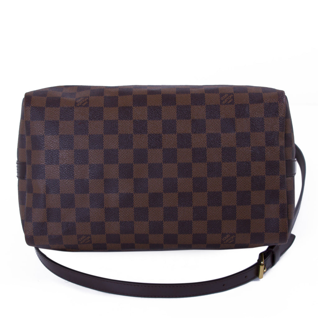 LOUIS VUITTON Speedy Bandouliere 30 Damier Azur Shoulder Hand Bag Added  Insert