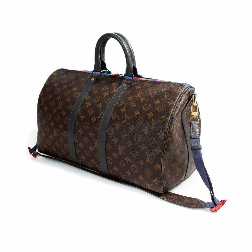 Shop authentic Louis Vuitton Keepall 45 Bandoulière Monogram Outdoor at revogue for just USD ...