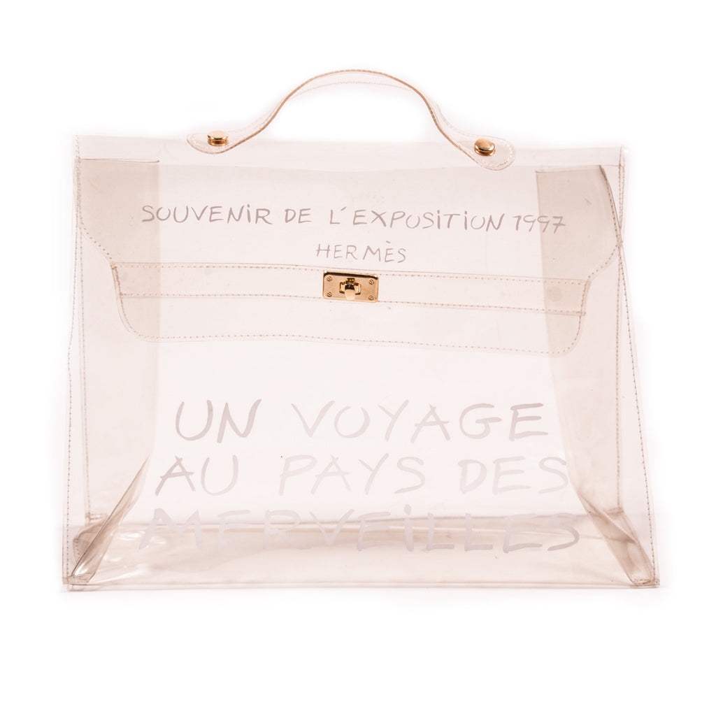 Shop authentic Hermes Transparent Vinyl Kelly at revogue for just USD ...