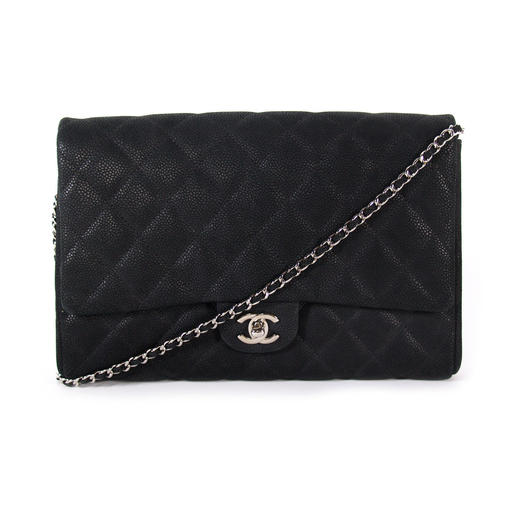 Shop authentic Chanel Classic Caviar Clutch With Chain at revogue for ...