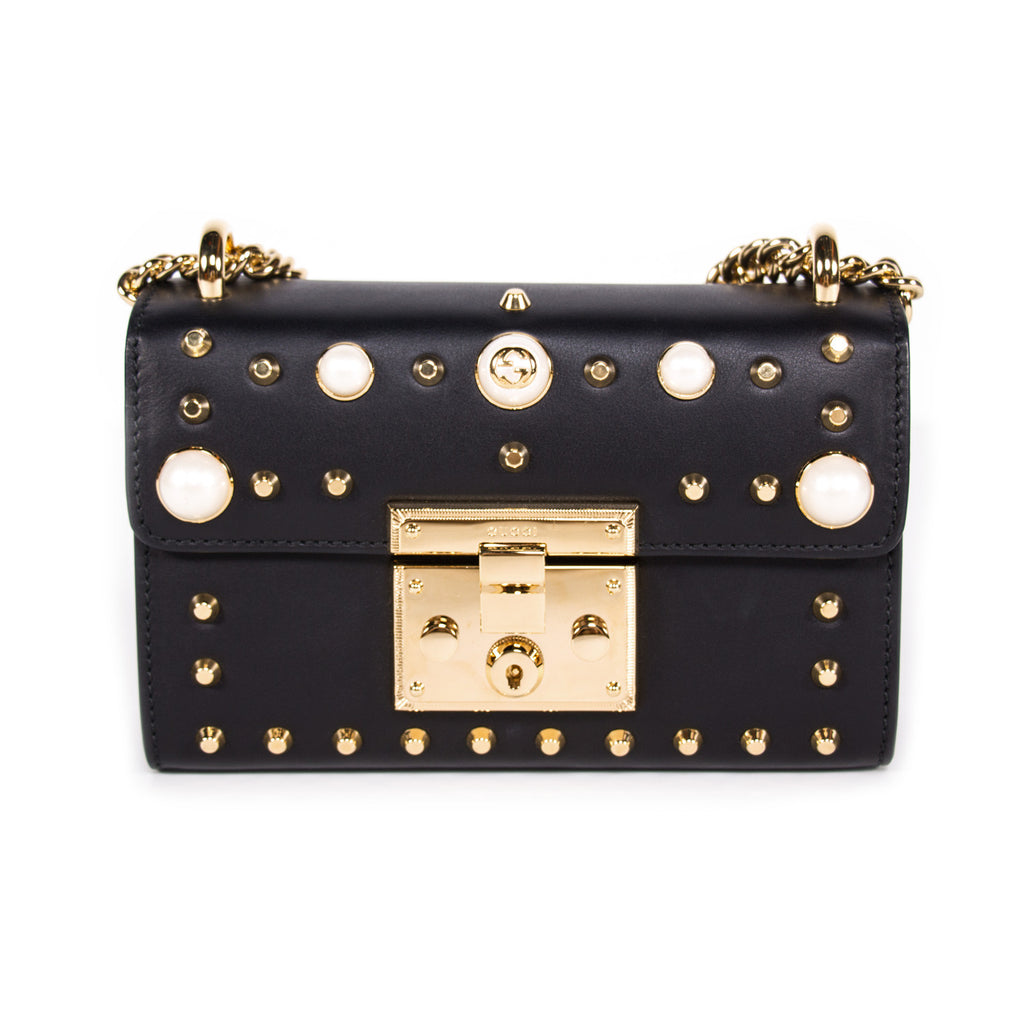 Shop authentic Gucci Padlock Studded 