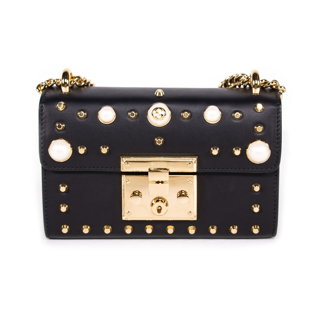 gucci padlock studded