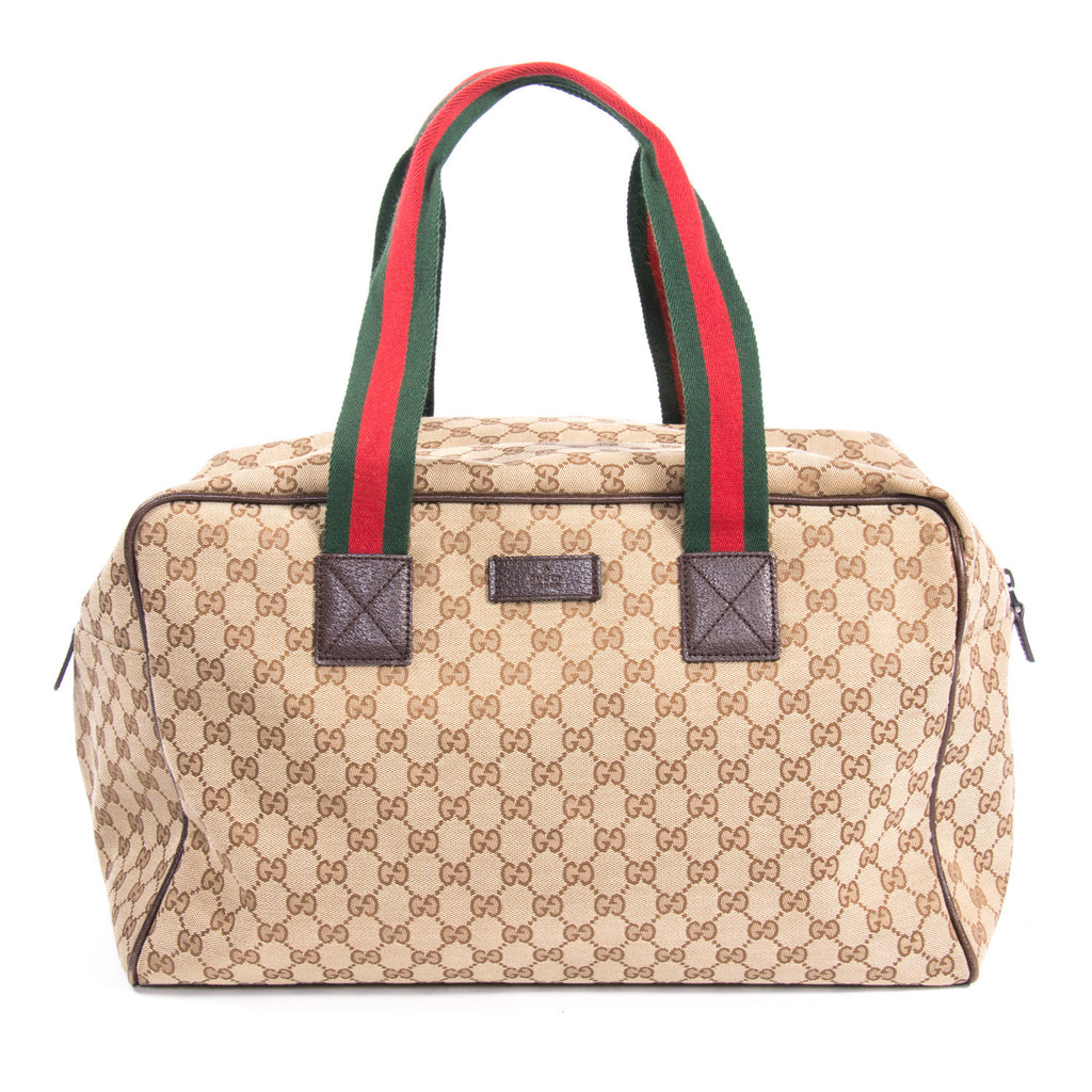 real gucci duffle bag