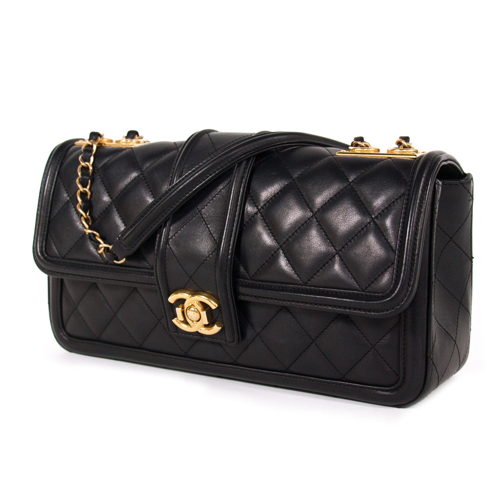 Chanel Grained Calfskin Enamel CC Flap Bag  Bragmybag