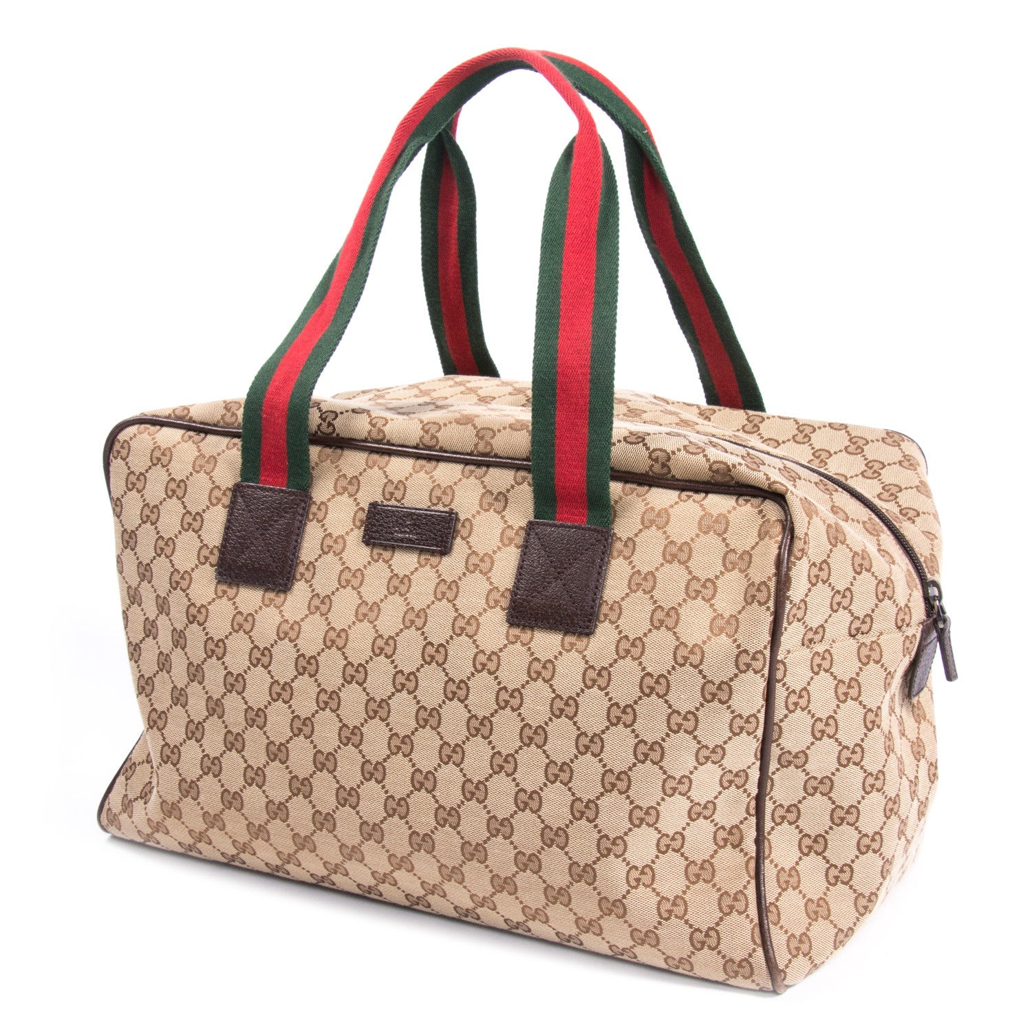 Shop authentic Gucci Web Duffle Bag at revogue for just USD 349.00