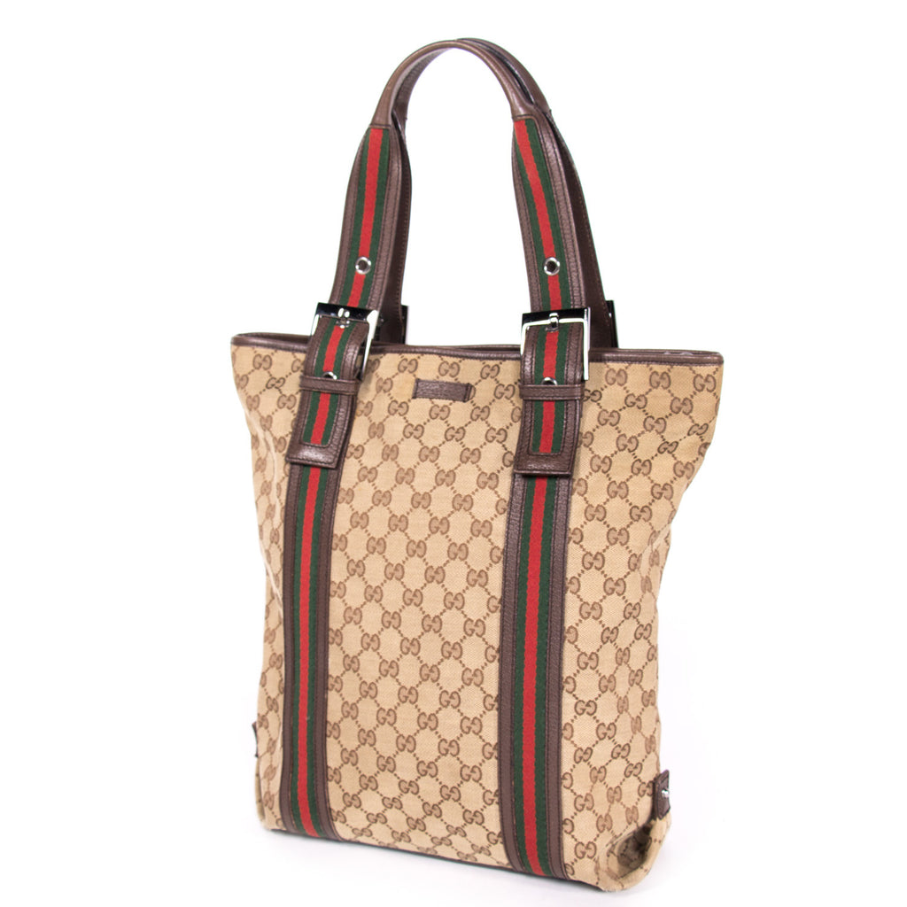 Shop authentic Gucci GG Canvas Tote at revogue for just USD 499.00