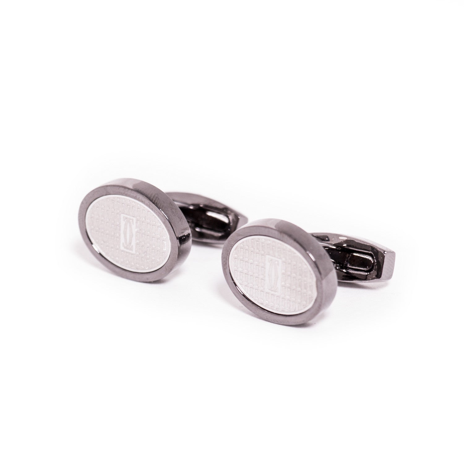 cartier logo cufflinks