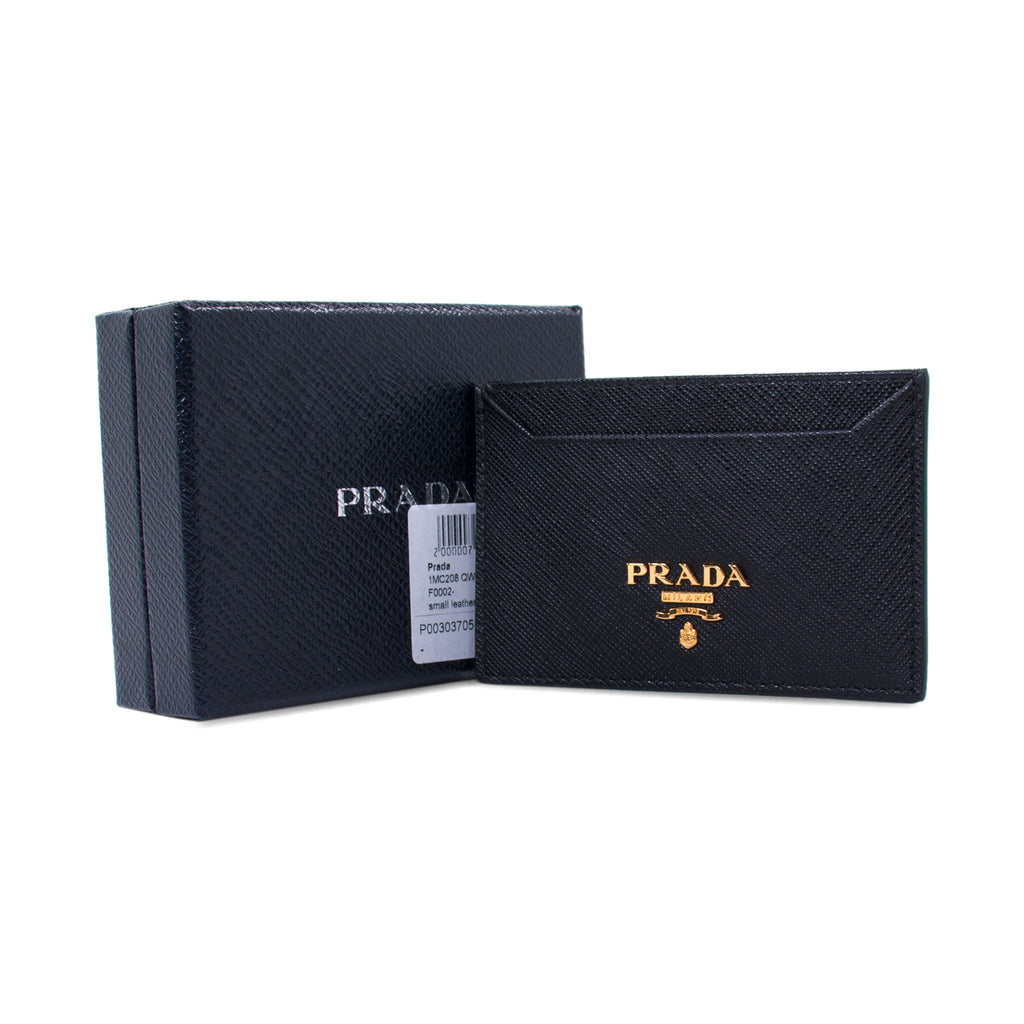 Shop authentic Prada Saffiano Leather Card Holder at revogue for just ...