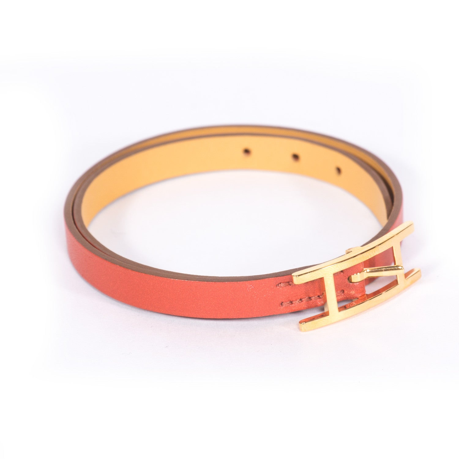 Shop authentic Hermes Behapi Double Tour Bracelet at revogue for just ...