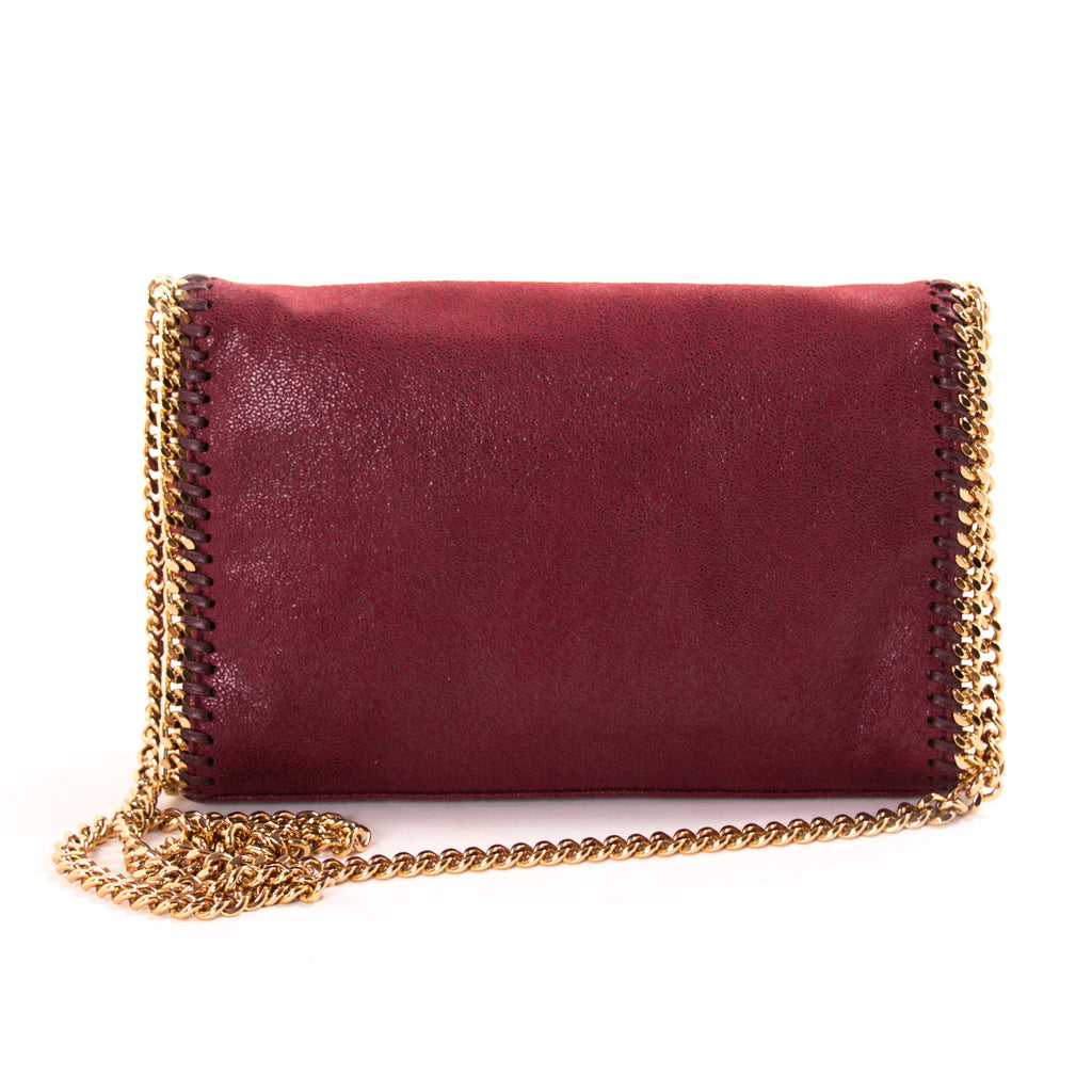 Shop authentic Stella McCartney Falabella Fold Over Shoulder Bag at ...