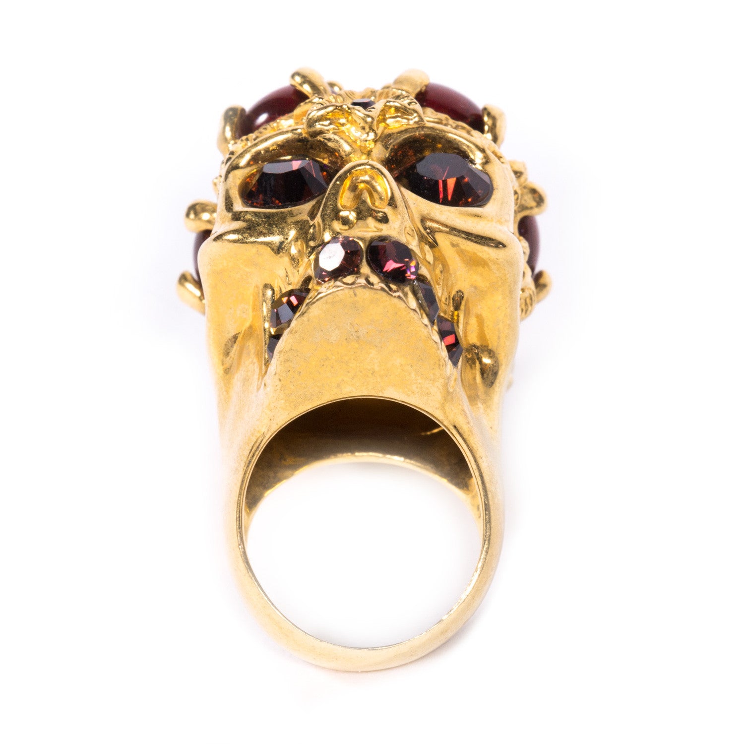 Shop authentic Alexander McQueen Skull Ring at revogue for just USD 209.00