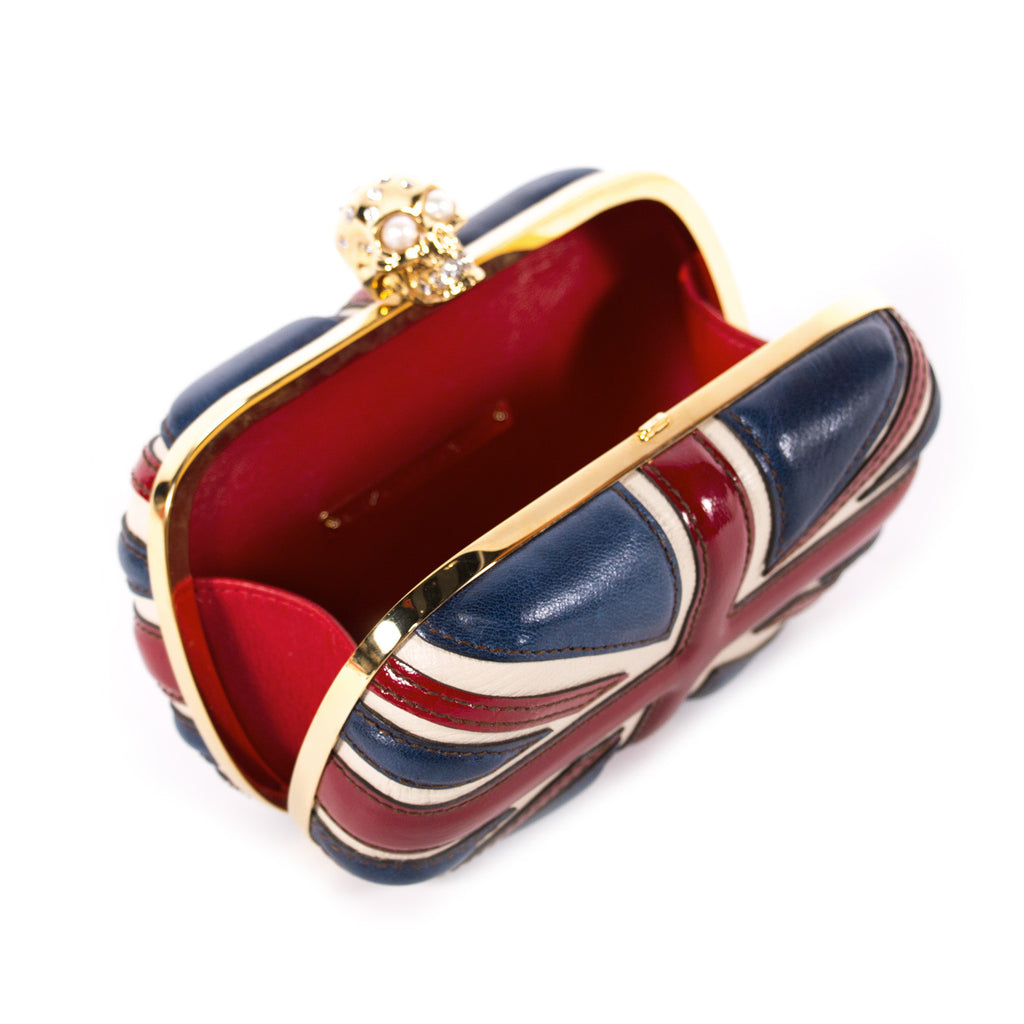 alexander mcqueen britannia clutch