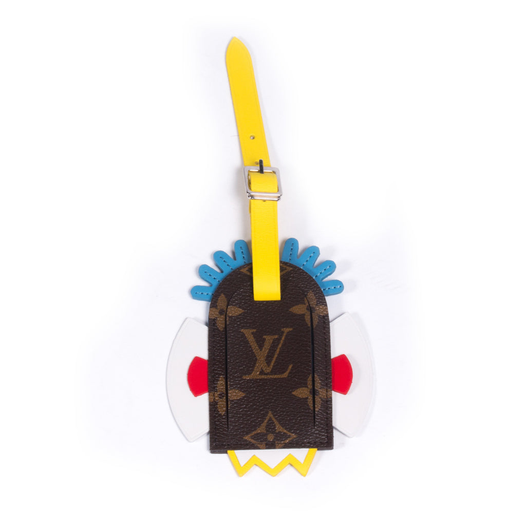 Shop authentic Louis Vuitton Tribal Mask Luggage Tag at revogue for just USD 199.00