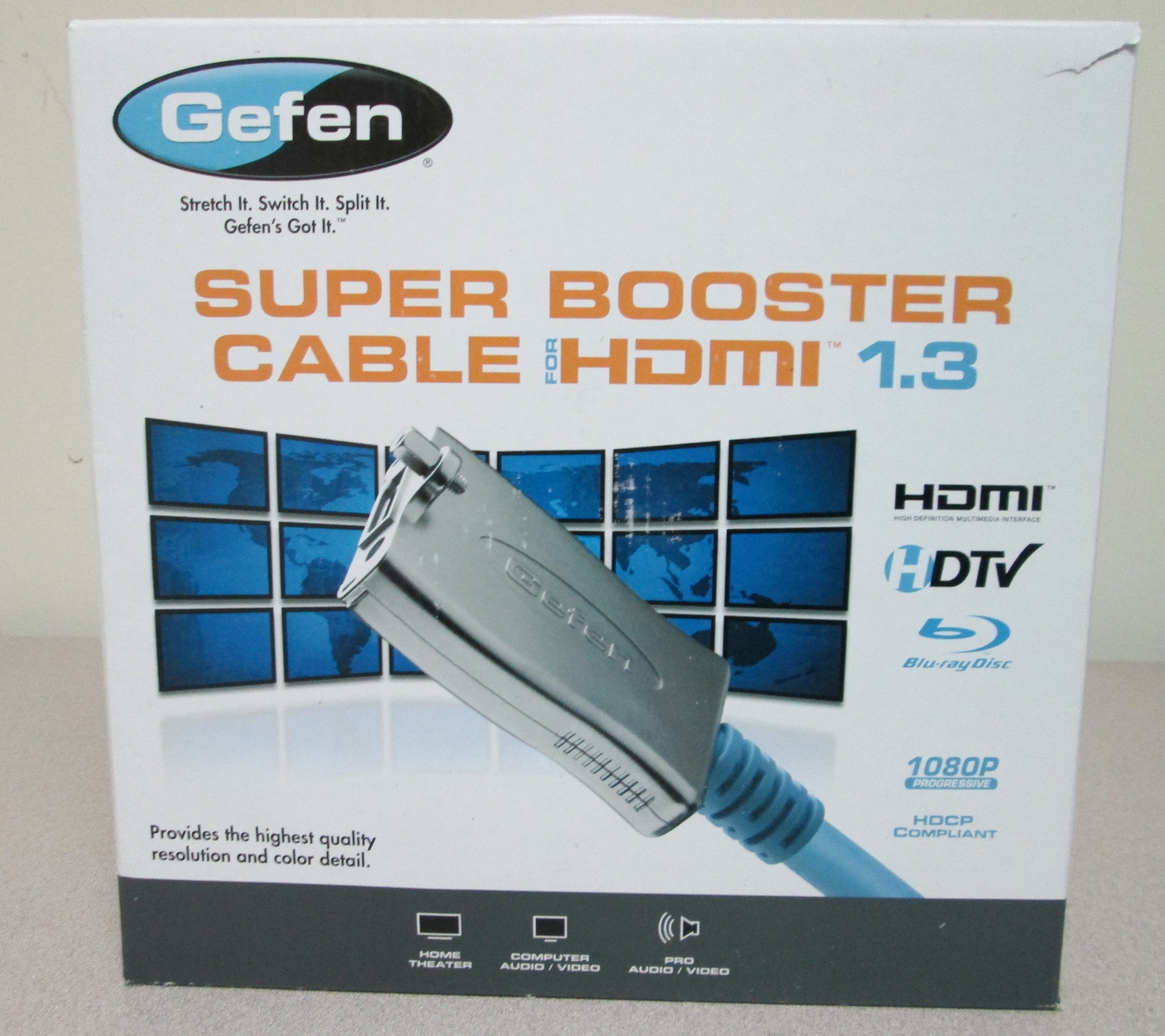 Bestudeer Westers hardwerkend Gefen Super Booster HDMI 1.3 Cable - - Professional Audio Design, Inc |  Professional Audio Design, Inc